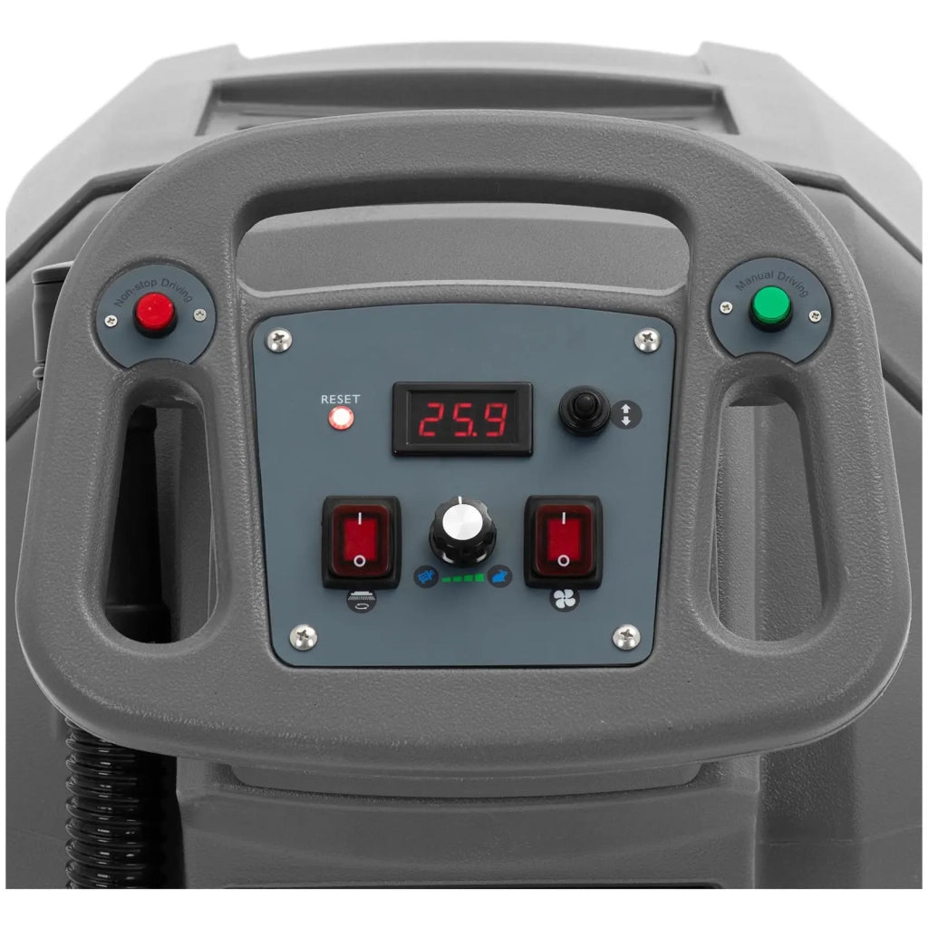 Lavasciuga pavimenti professionale a batteria 85 cm 2000 m²/h guida manuale PU grigio 14_0008252