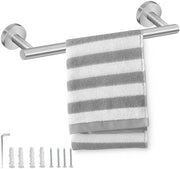 Asciugamani da bagno in acciaio inossidabile - spazievendente - 1 pezzo - argento - 40 cm