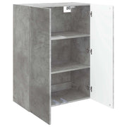 Armadietto a Muro | Mobiletto a muro Grigio Cemento 66 x 34,5 x 90 cm