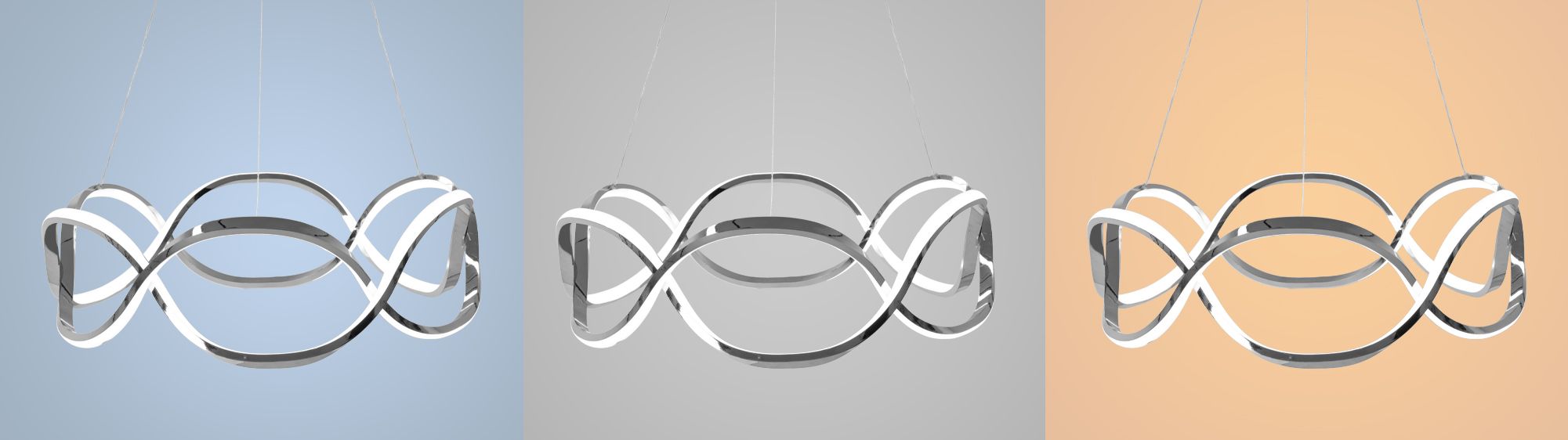 Lampada Led App801-cp Twist Chrome