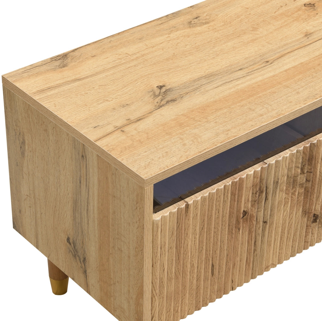 Mobile porta TV moderno in finitura legno, 178 cm