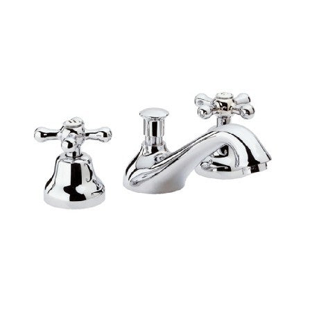 Batteria lavabo 3 fori remer stile retro serie liberty