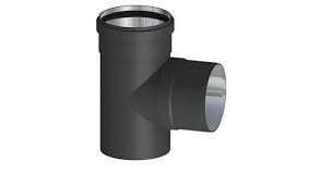 Raccordo t 90 alluminio nero opa co f/f/m 100 b01ka7yuxu