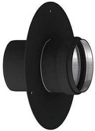 Rosone con elemento dritto allum inio nero opaco m/f 080 b07qwdhc