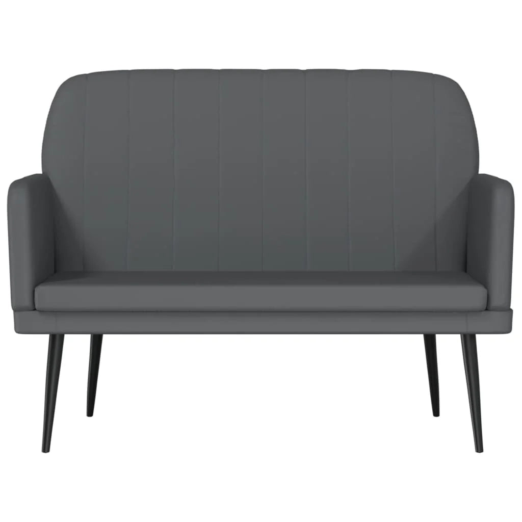 Panca/panca 107 x 80 x 81 cm materiale sintetico grigio 02_0010697