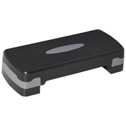 EasyComfort Stepper Fitness Casa, Step Fitness con Altezza Regolabile 10-15 cm, con Strato Antiscivolo, Pedana Step Fitness Casa per Allenamento a Palestra, 68x29cm, Nero e Grigio