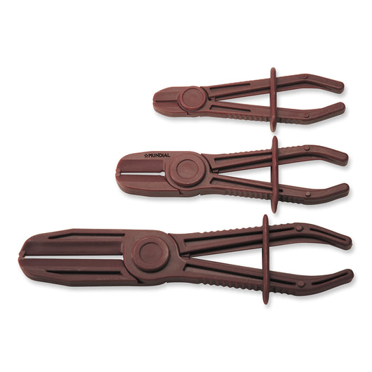 PINZA PINZE 3pz OCCLUSIONE TUBI E MANICOTTI STRINGITUBO PLASTICA MUNDIAL 1390.010