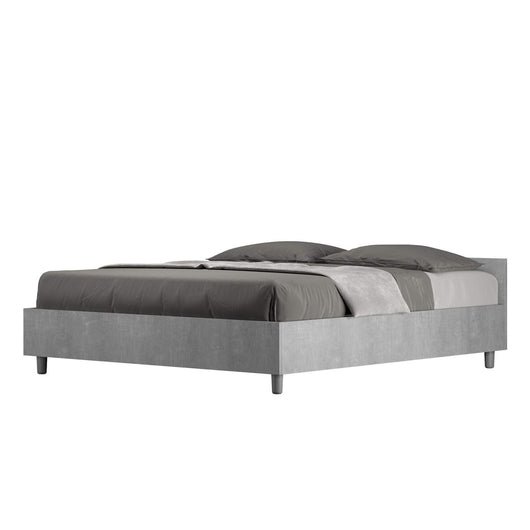 Letto Matrimoniale - NUAMO Tipologia Letto: Con Rete e Contenitore, Dimensione Rete: 160x200, Colore: Grigio