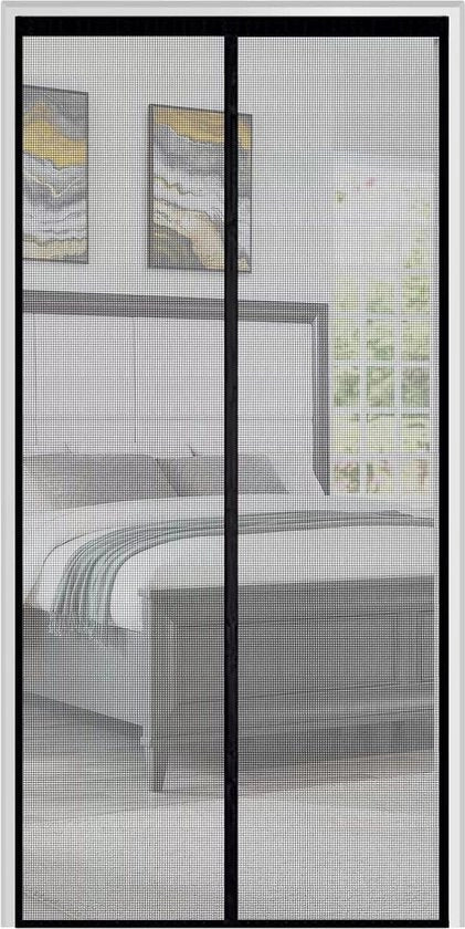 Balkondeur in vetrofibra 80 x 200 cm - protezione magnetica dagli insetti - materiale in vetrofibra duraturo