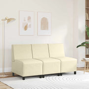 | Unità di Divano Modulare Senza Braccioli | Crema 55 x 74 x 82 cm 4108488