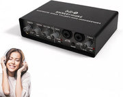 Registrazione karaoke USB esterna Mixatore audio portatile Registrazione computer portatile per livestreaming e gaming