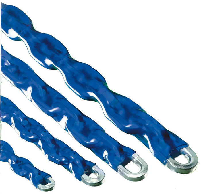 catena antifurto quadra rivestita in plastica ï mm. 8 - cm. 100 cod:ferx.vit47040