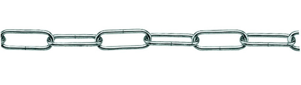 catena per lampadari genovese in ferro nichelato ï filo mm. 1,3 n¦ 8 cod:ferx.vit18232