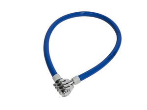 cavo antifurto col.assortiti ï mm. 8x55 cm. chiusura con combinazione cod:ferx.vit47389