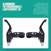 Remo Liscio per Bicicletta - Lavorazione in Lega di Alluminio - Peso Leggero - Resistente ai Shock - Funzione di Auto-Riparazione - Manubrio per il Pedale del Remo