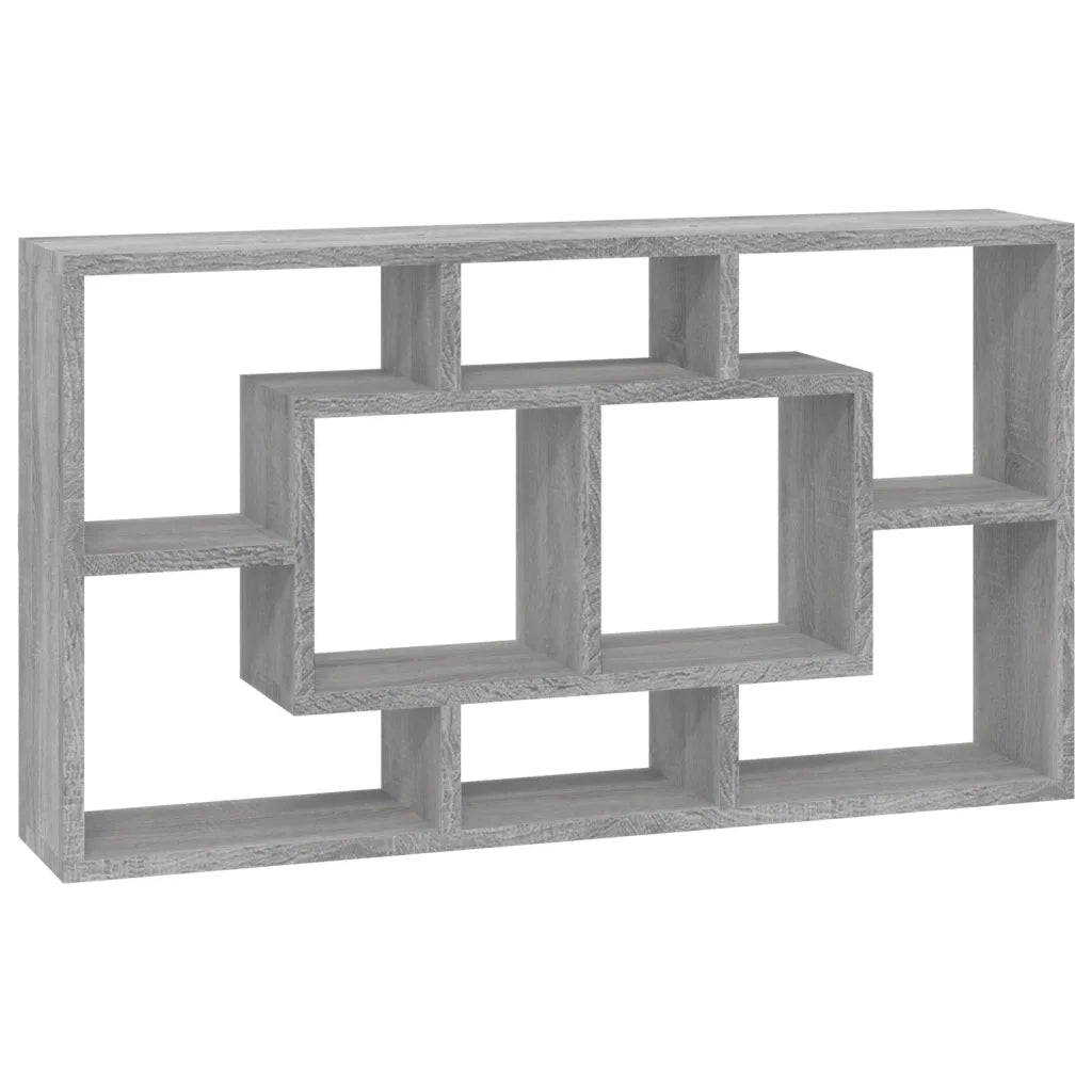 Scaffale a Muro 8 Scomparti Grigio Sonoma cod mxl 41264
