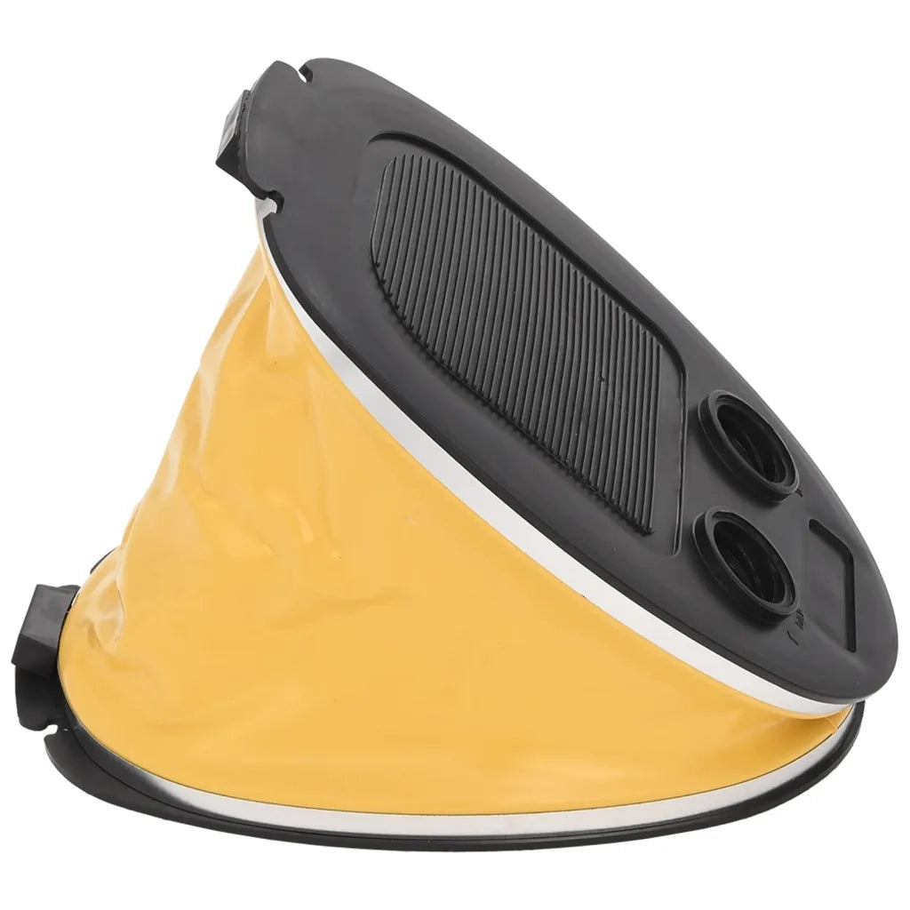 Pompa a Pedale 26x18 cm in PP e PE Grigia e Gialla CFW7885152