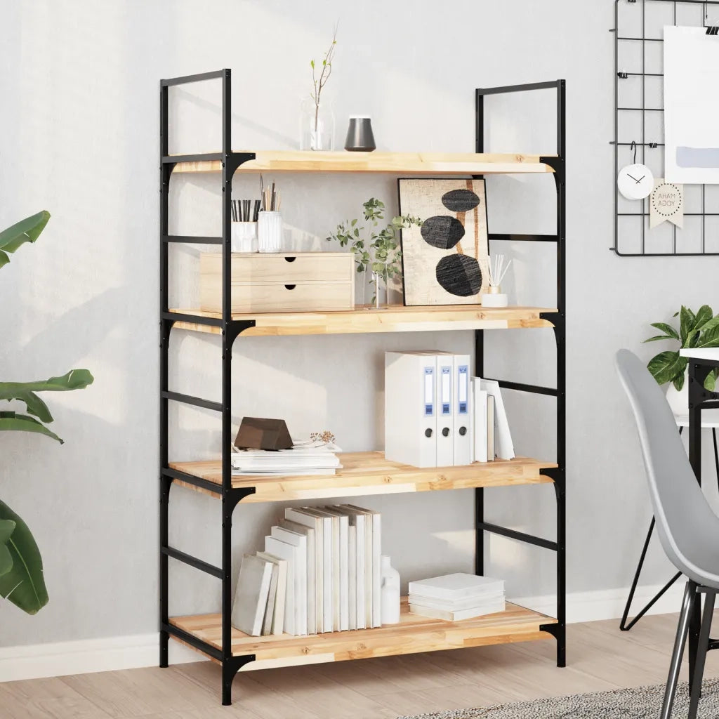 vidaXL Ripiano a Parete 60x40x4 cm Legno Massello Acacia Non Trattato