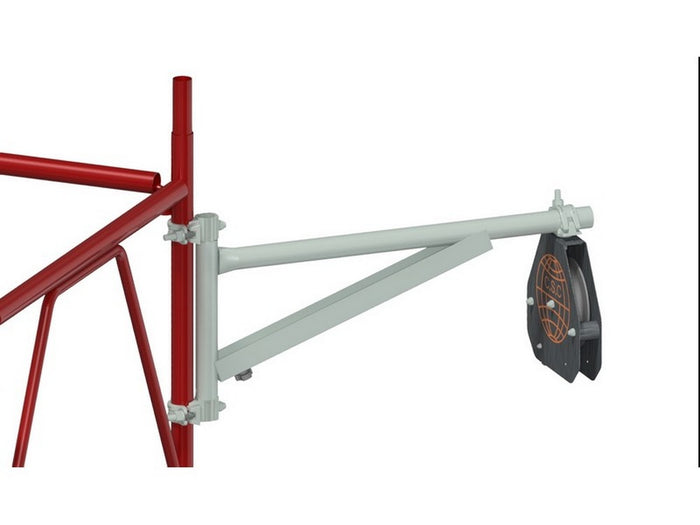 mensola a bandiera per carrucola di sicurezza portata kg. 150 cm. 45x88 cod:ferx.vit50756