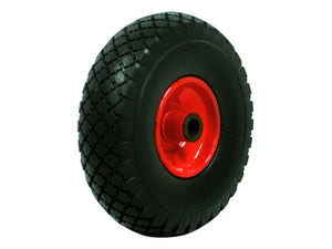 ruota piena per carrelli portasacchi cerchione acciaio ï mm.260 cod:ferx.vit34101