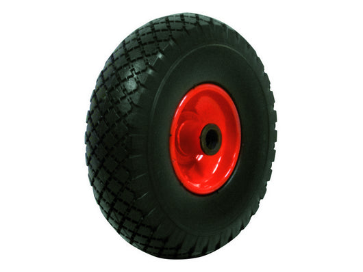 ruota piena per carrelli portasacchi cerchione acciaio ï mm.260 cod:ferx.vit34101