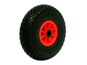 ruota piena per carrelli portasacchi cerchione plastica ï mm.260 cod:ferx.vit34103