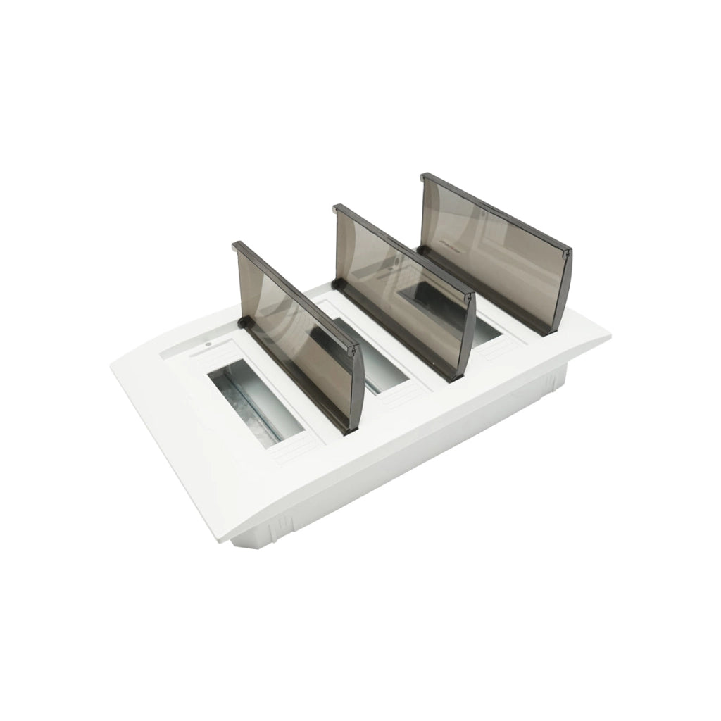 Pannello portafusibili da incasso 36 moduli 440x260x95mm IP40 Breckner Germany