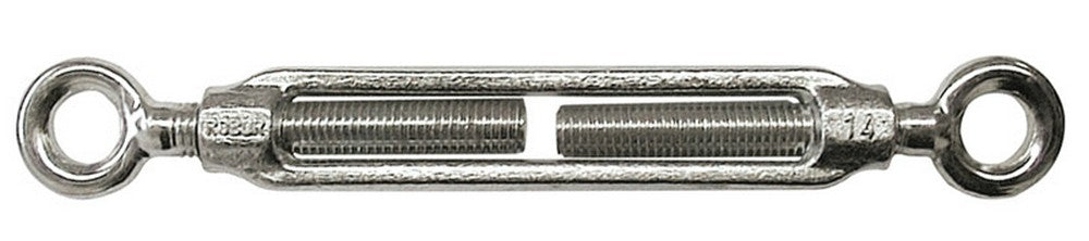 tenditore a due occhi per funi  mm.12 (1/2) cod:ferx.vit16187