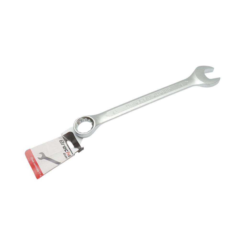 Chiave combinata professionale in acciaio Cr-V da 17 mm Breckner Germany