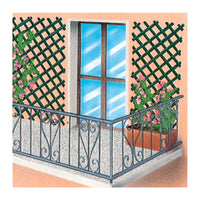 TRALICCIO IN PLASTICA COLORE BIANCO MT. 3X1 EDILMED PZ 5 