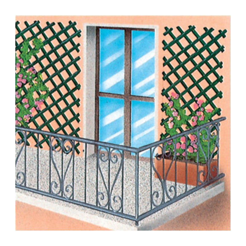 TRALICCIO IN PLASTICA COLORE BIANCO MT. 3X1 EDILMED PZ 5 