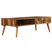 Tavolino da CaffÃ¨ Legno Massello con Finitura Miele 110x50x37cm cod mxl 25400