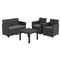 SET SALOTTO RESINA DA ESTERNO MARIE