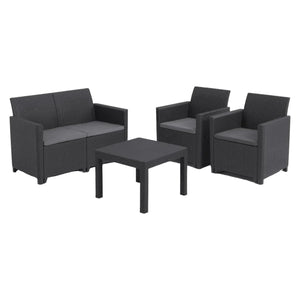 SET SALOTTO RESINA DA ESTERNO MARIE