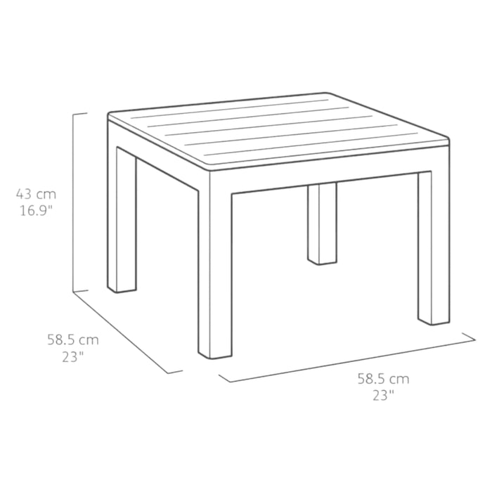SET SALOTTO RESINA DA ESTERNO MARIE