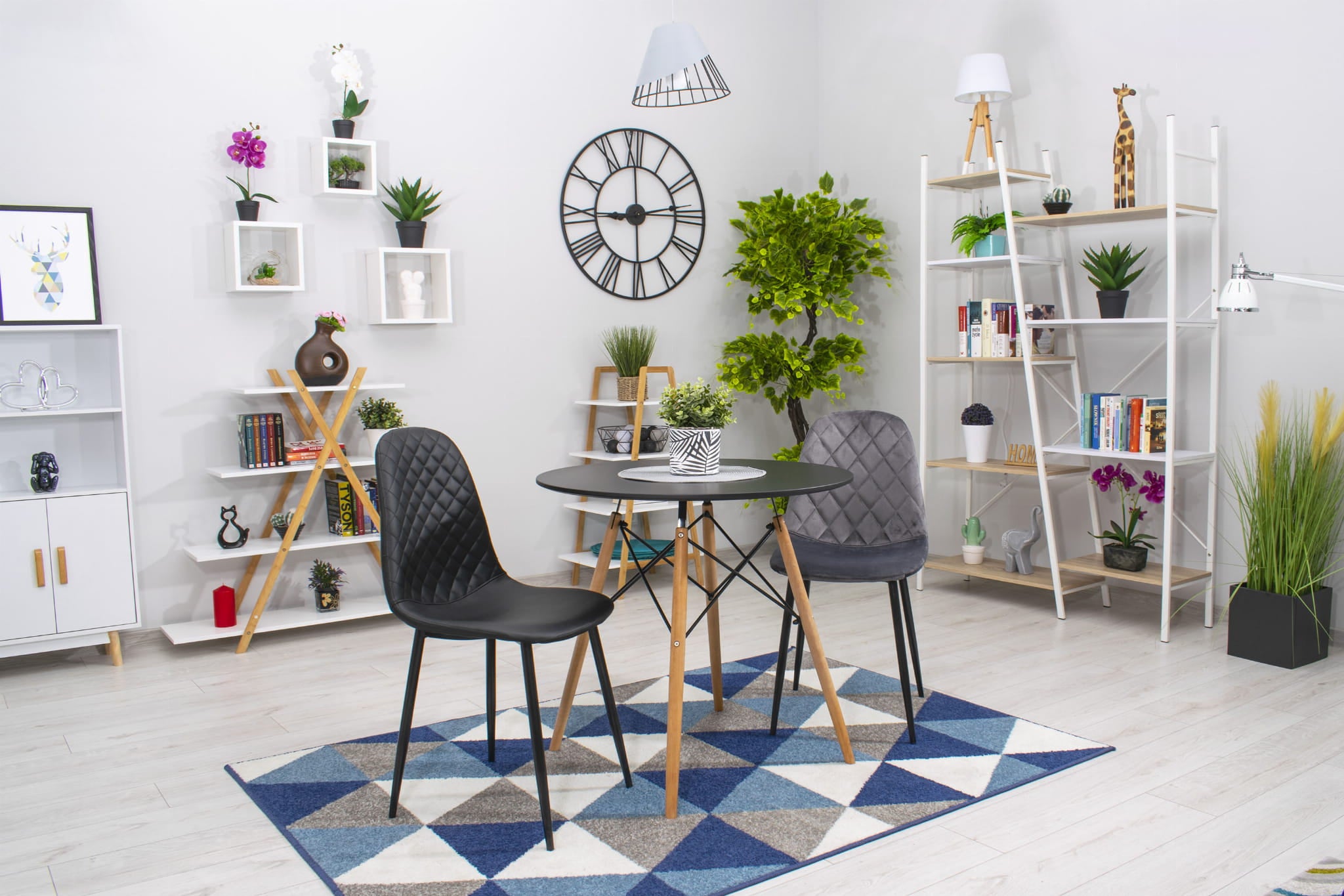 Sedia Valora DAPI in velluto grigio scuro con gambe in metallo x1