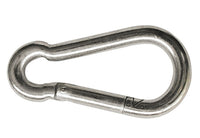 moschettone tipo pompiere in acciaio inox mm.100 cod:ferx.vit10419