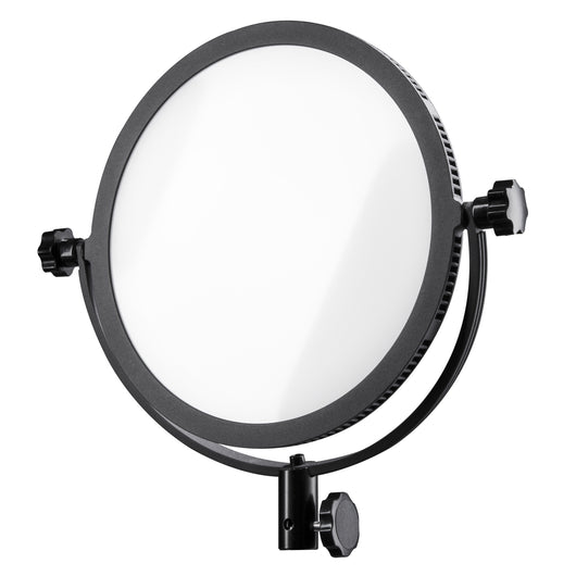 Luce LED 300 morbida bicolore, forma rotonda, potente illuminazione foto e video da 30 W, con staffa a U, temperatura di colore 3200-5600 K