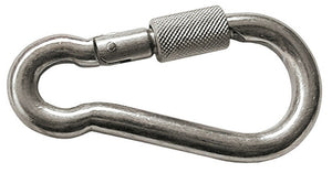 moschettone tipo pompiere a vite  mm. 80 cod:ferx.vit17564