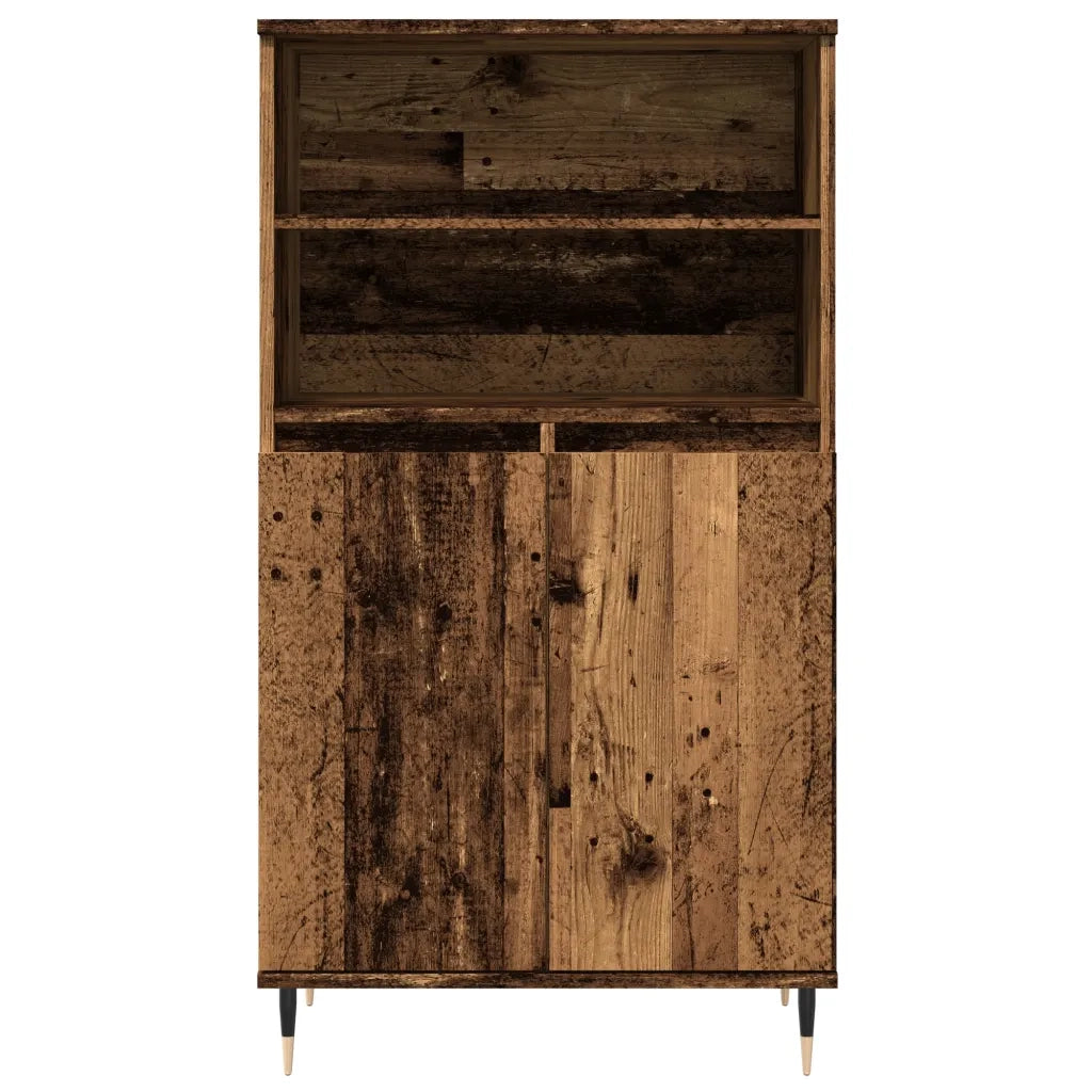 Credenza Legno Antico 60x36x110 cm in Legno Multistrato 857458