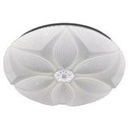 Trade Shop - Plafoniera Soffitto Lampada Led Decoro Fiore 60w Bianco Luce Fredda 6500k Ip20 16744 -