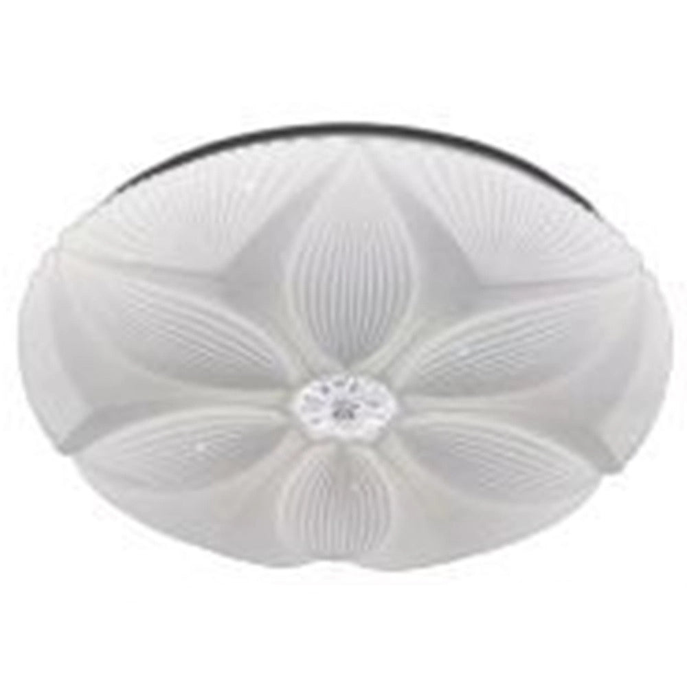 Trade Shop - Plafoniera Soffitto Lampada Led Decoro Fiore 60w Bianco Luce Fredda 6500k Ip20 16744 -