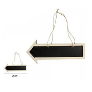 Trade Shop - 2 Pz Lavagna A Freccia Da Appendere Lavagnetta Cartello Targa Direzionale 53930a -