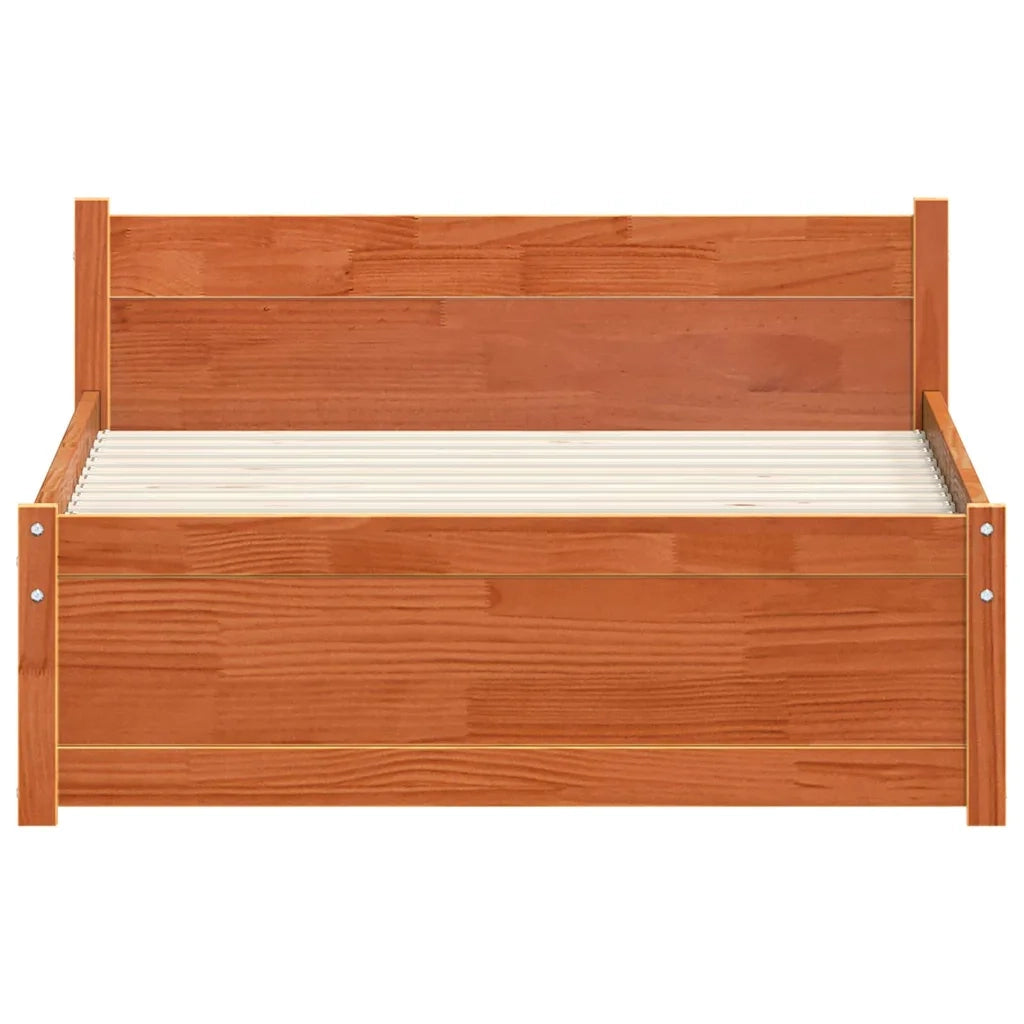 Struttura del letto Marrone cerato 205,5 x 105,5 x 51 cm 870142