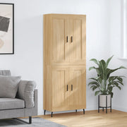Credenza Rovere Sonoma 69,5x34x180 cm in Legno Multistrato 3199700