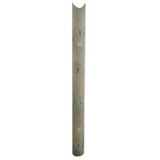 Pali in legno impregnato con incavo 10 pezzi diametro 12 cm lunghezza 150 cm per recinzioni - Esterni da Vivere