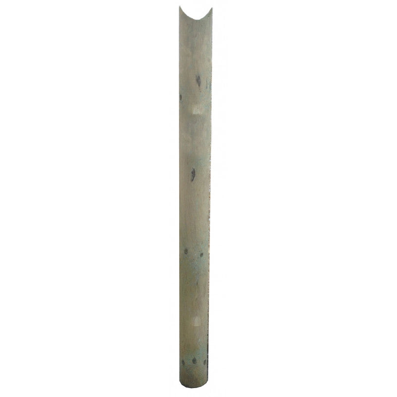 Pali in legno impregnato con incavo 10 pezzi diametro 12 cm lunghezza 150 cm per recinzioni - Esterni da Vivere