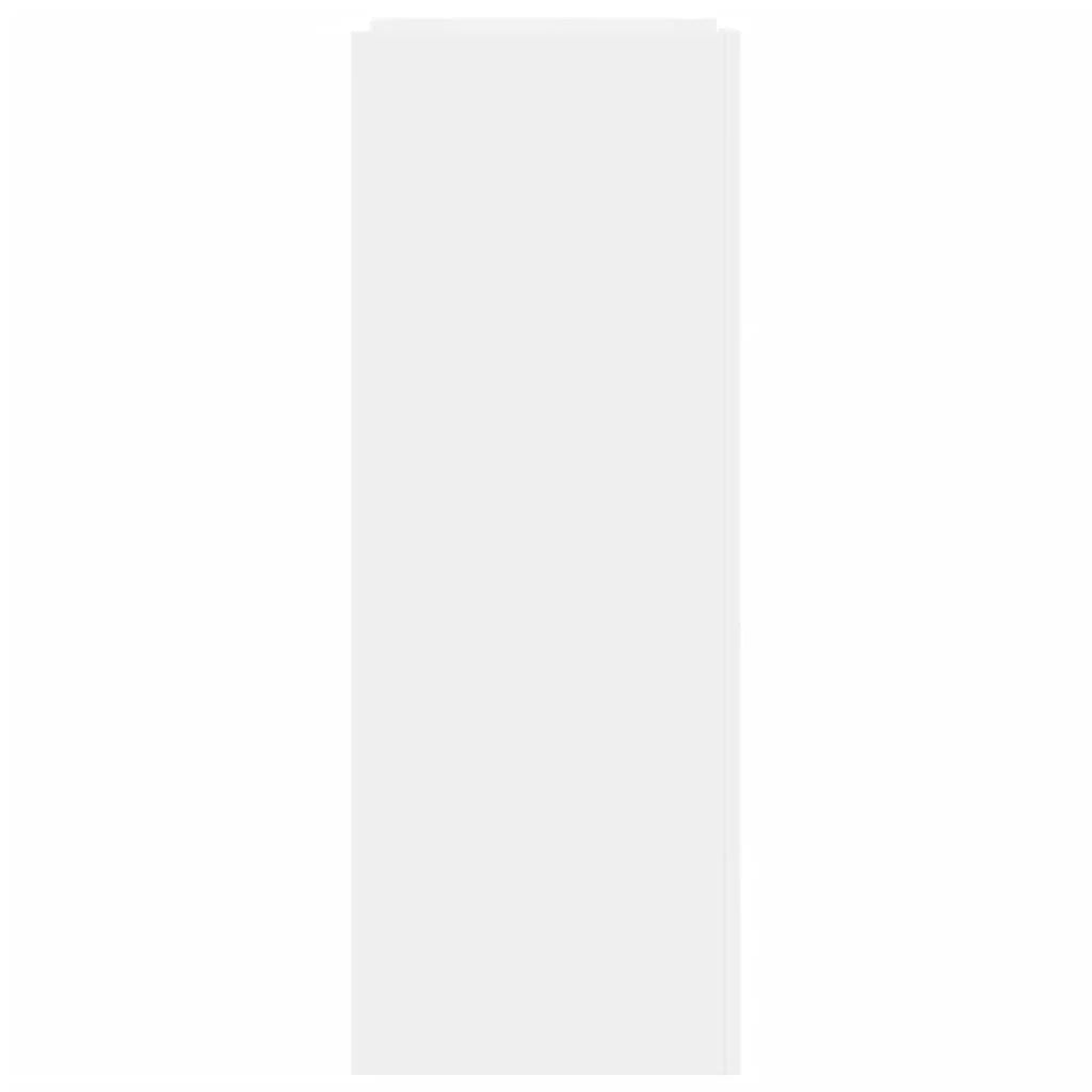 Scarpiera mobiletto portascarpe mobile per ingresso/corridoio/soggiorno 74,5 x 37,5 x 100 cm legno ingegnerizzato bianco 02_0021501