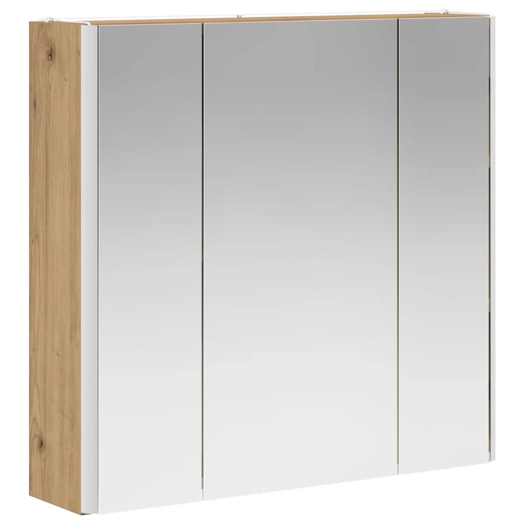 Mobiletto per specchio da bagno Rovere Artigianale
