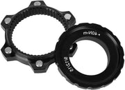 Adattore Centerlock a 6-buchi per Hub Boost, Spacer di alluminio leggero e acciaio inossidabile, Adattatore di montaggio per bicicletta con disco frenante - Componente per Hub.